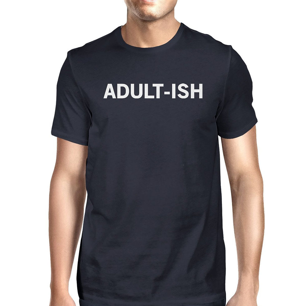 Thumbnail: Adult-Ish Men Navy T-Shirt