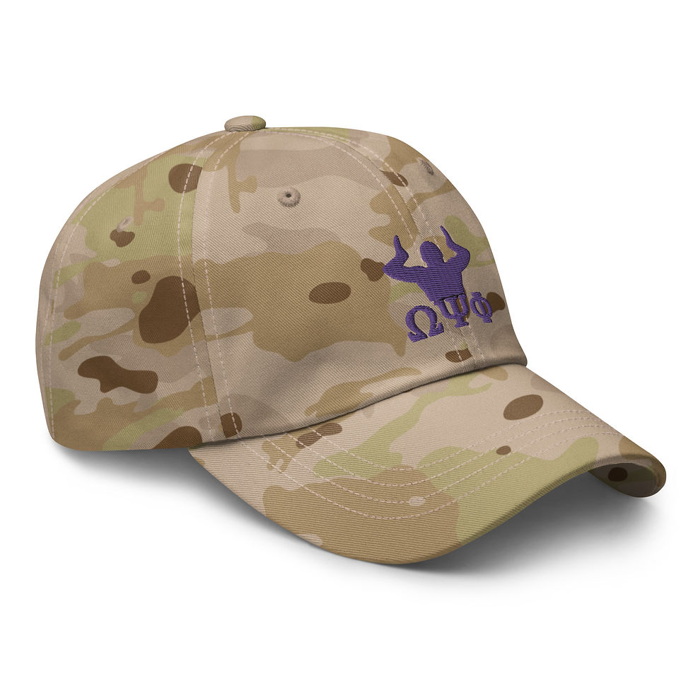 Thumbnail: Multicam dad hat (Omega Psi Phi)