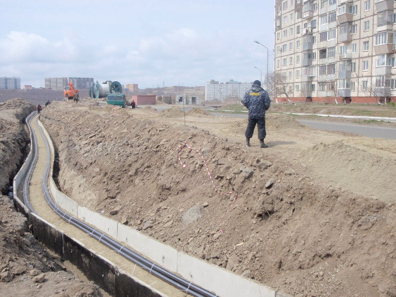 Кабельная линия во Владивостоке
