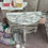 Thumbnail: MOON Calacatta Viola Marble Side Table