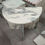 Thumbnail: MOON Calacatta Viola Marble Side Table