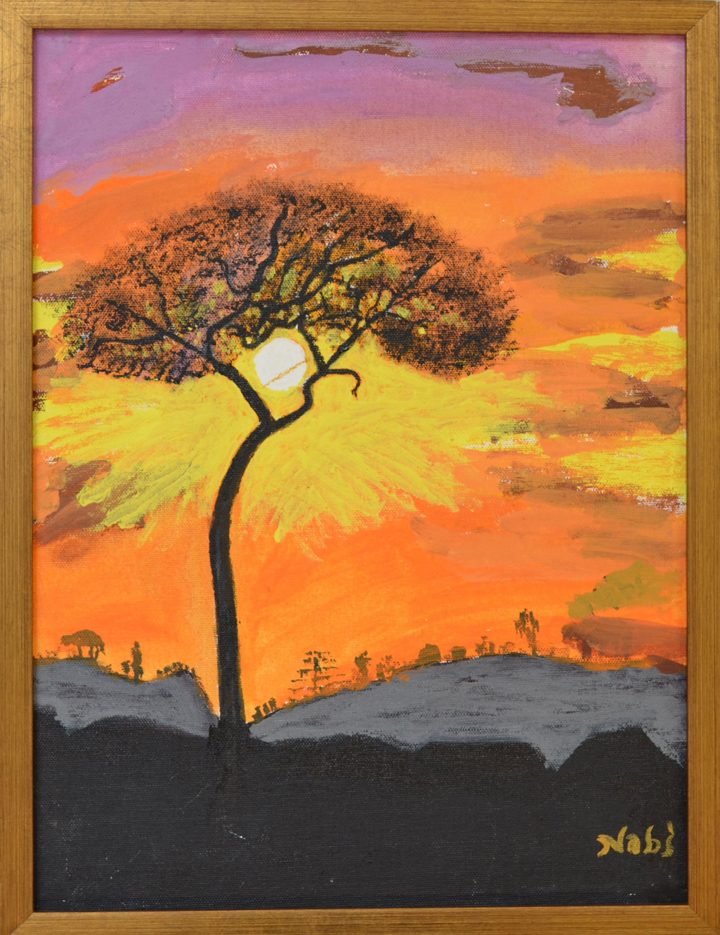 Name: Fan photo painting.  (Acrylic).