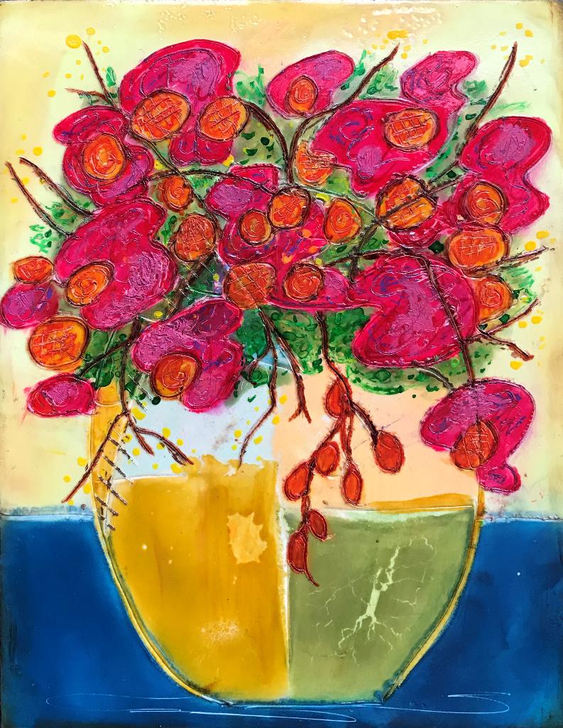 Simple Flowers 9x12 $275