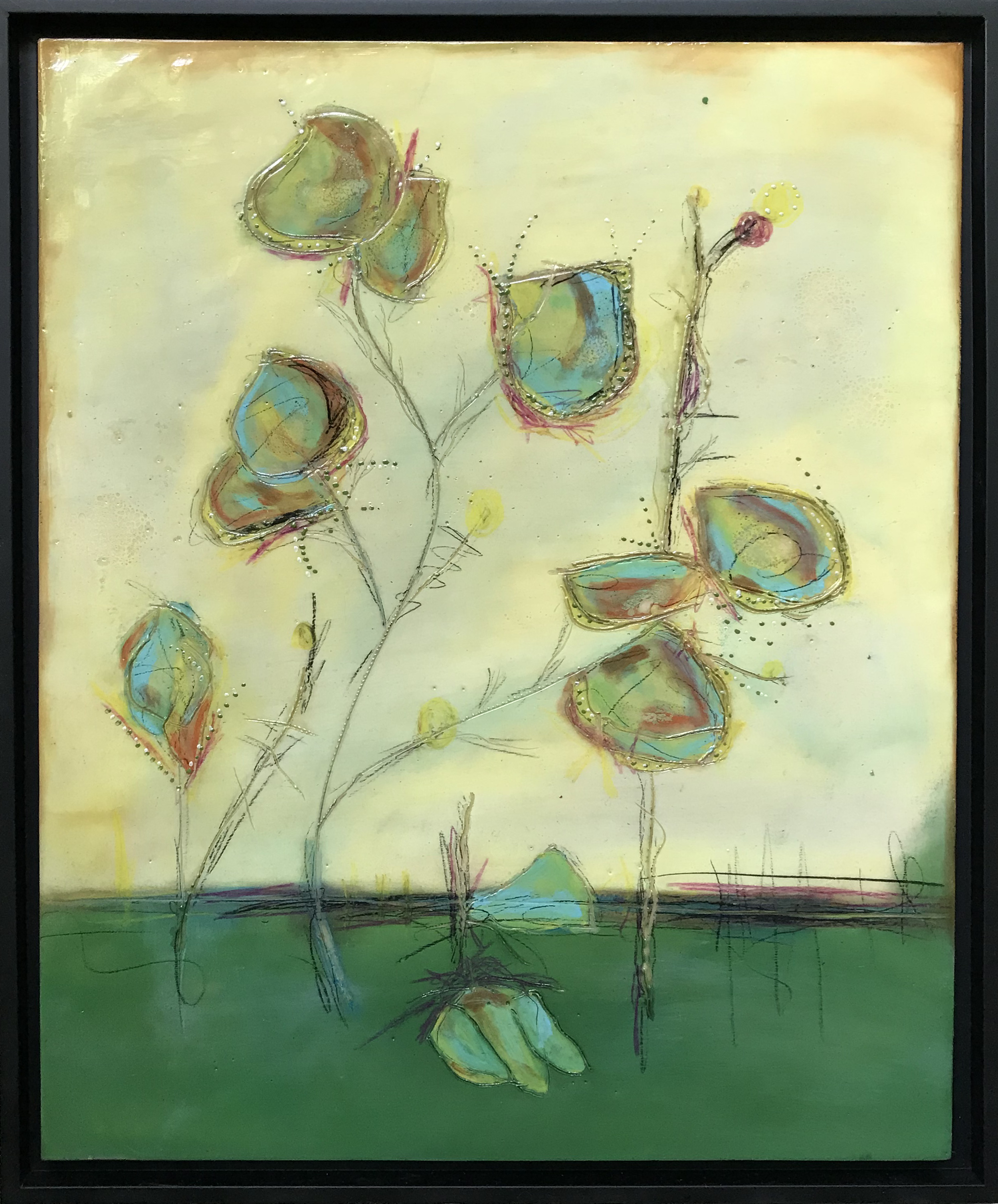 Alien Flowers 18 x 22 $475