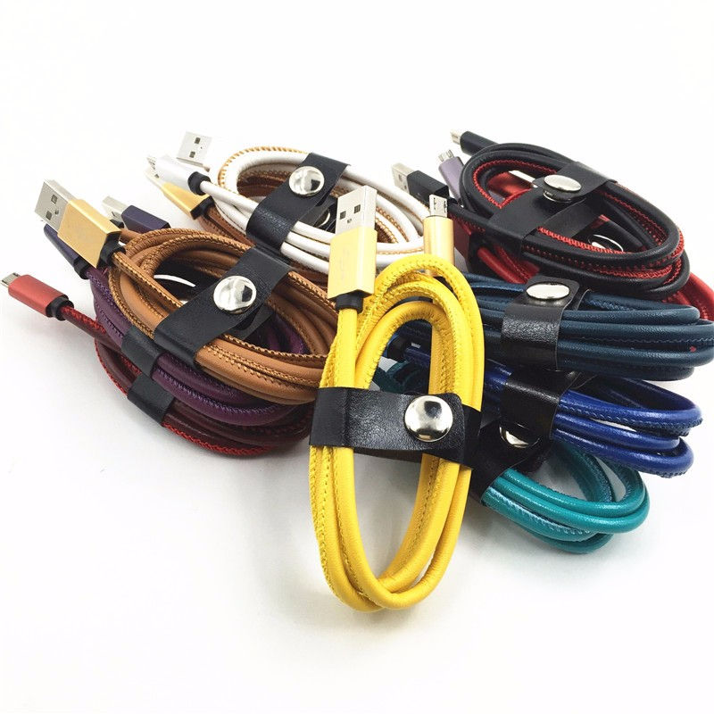 Thumbnail: Smooth leather Micro USB Cable