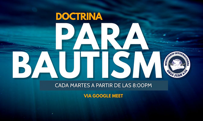DOCTRINA PARA BAUTISMO
