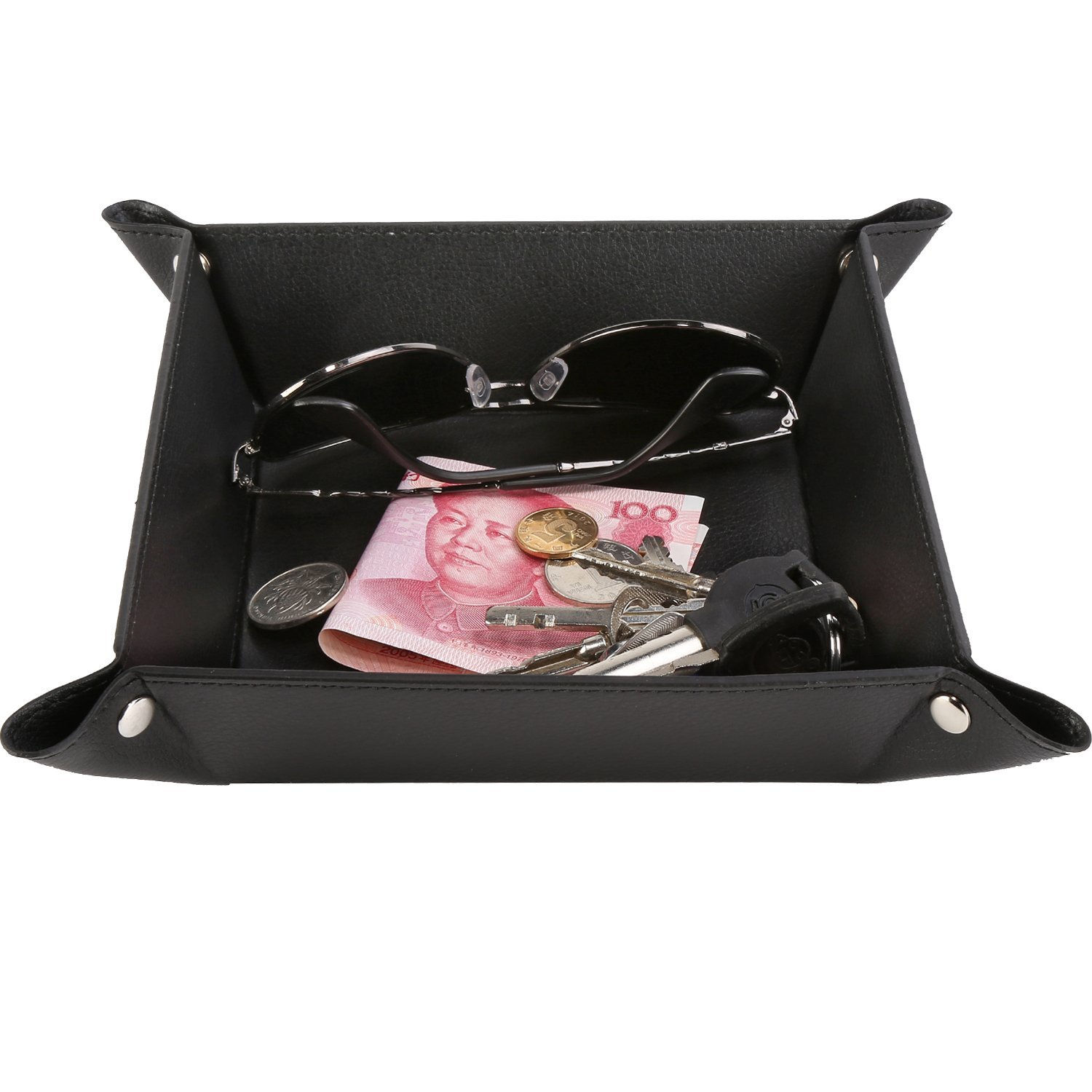 Leather Storage Tray
