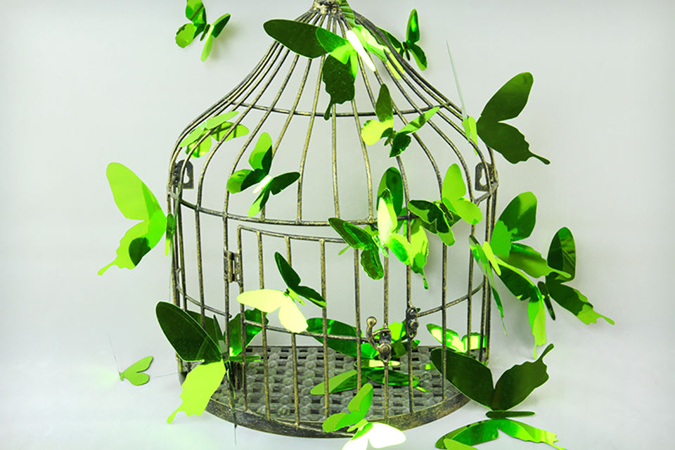 Thumbnail: Decorative 3D butterflies wall sticker