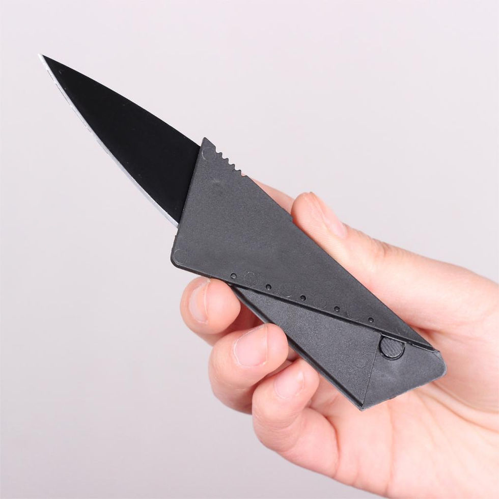 Thumbnail: Portable Outdoor Credit Card Knife
