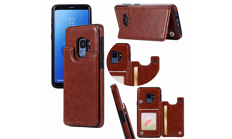 Thumbnail: Effective Leather phone/card case for Samsung