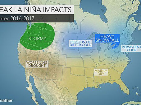 weak la Nina impacts