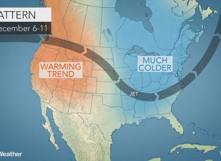 December 2018 to feature temperature swings, more large storms in eastern US