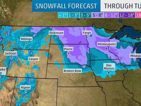 Winter Storm Quinn to Bring Blizzard Conditions to the Northern Plains and Could Become a Northeast