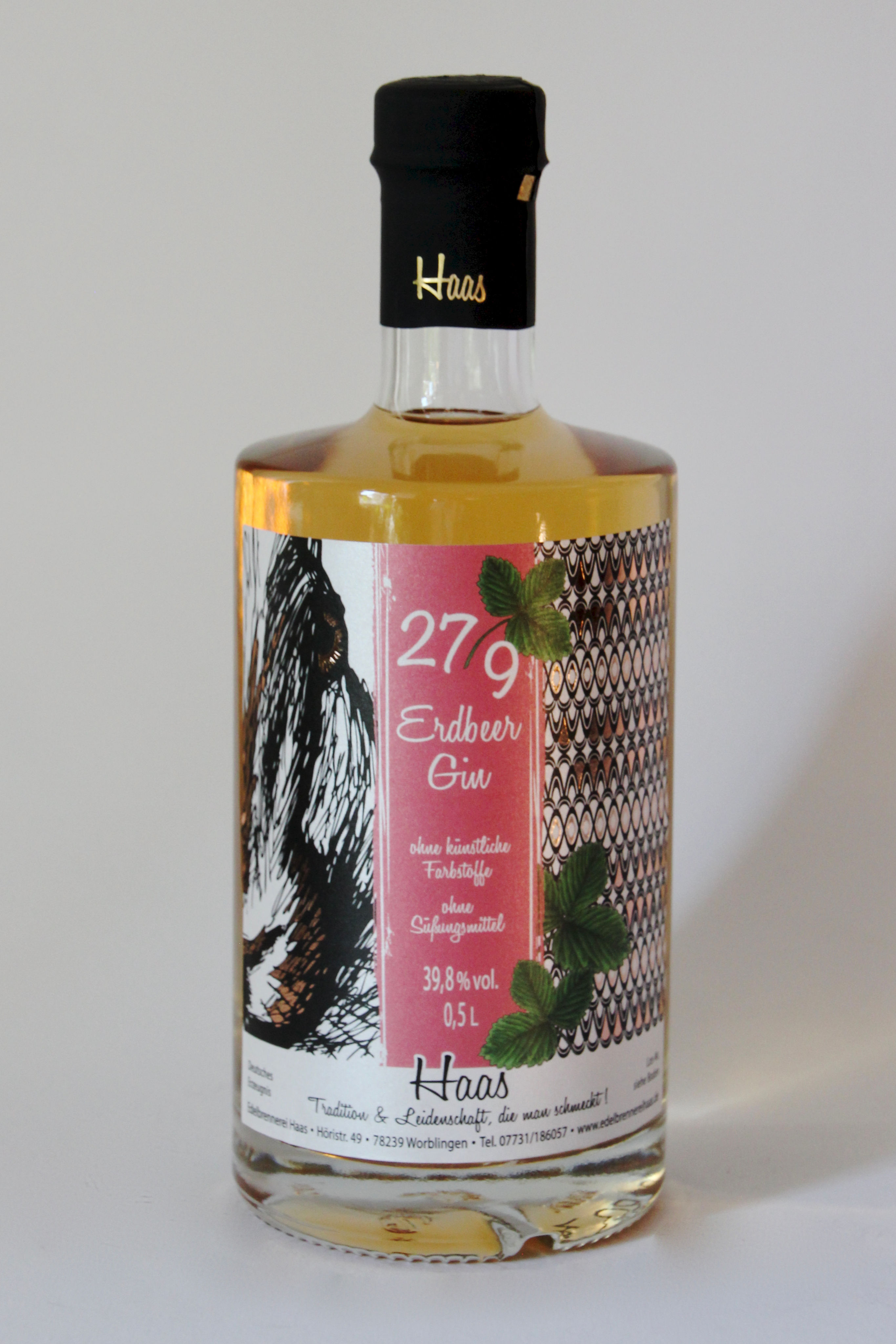 "27/9" Erdbeeren-Basilikum Gin