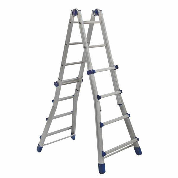 Scala Multiuso Alluminio Briko Gr.4+4