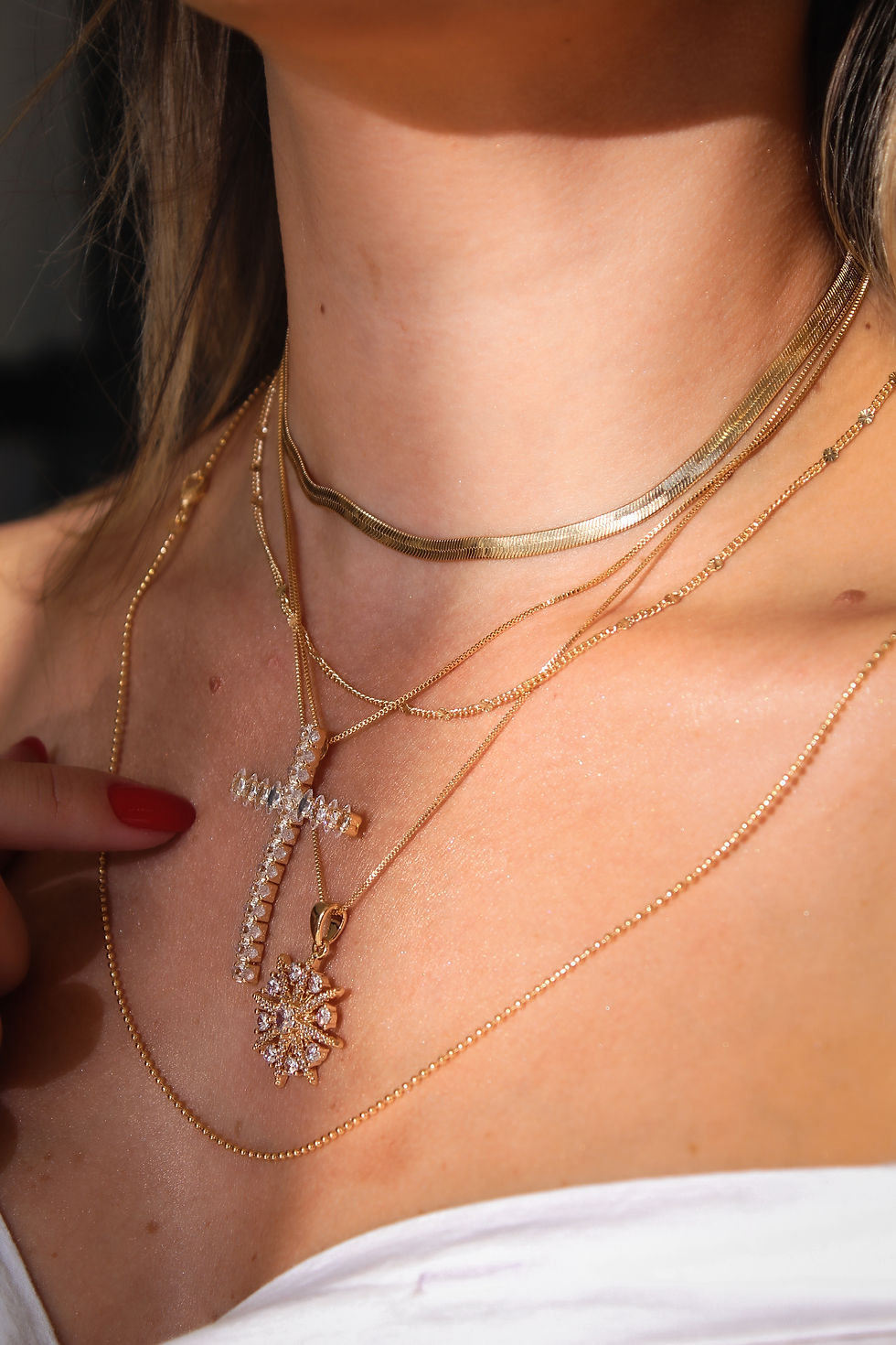 Miniatura: Choker Lisa Banhado no Ouro 18k