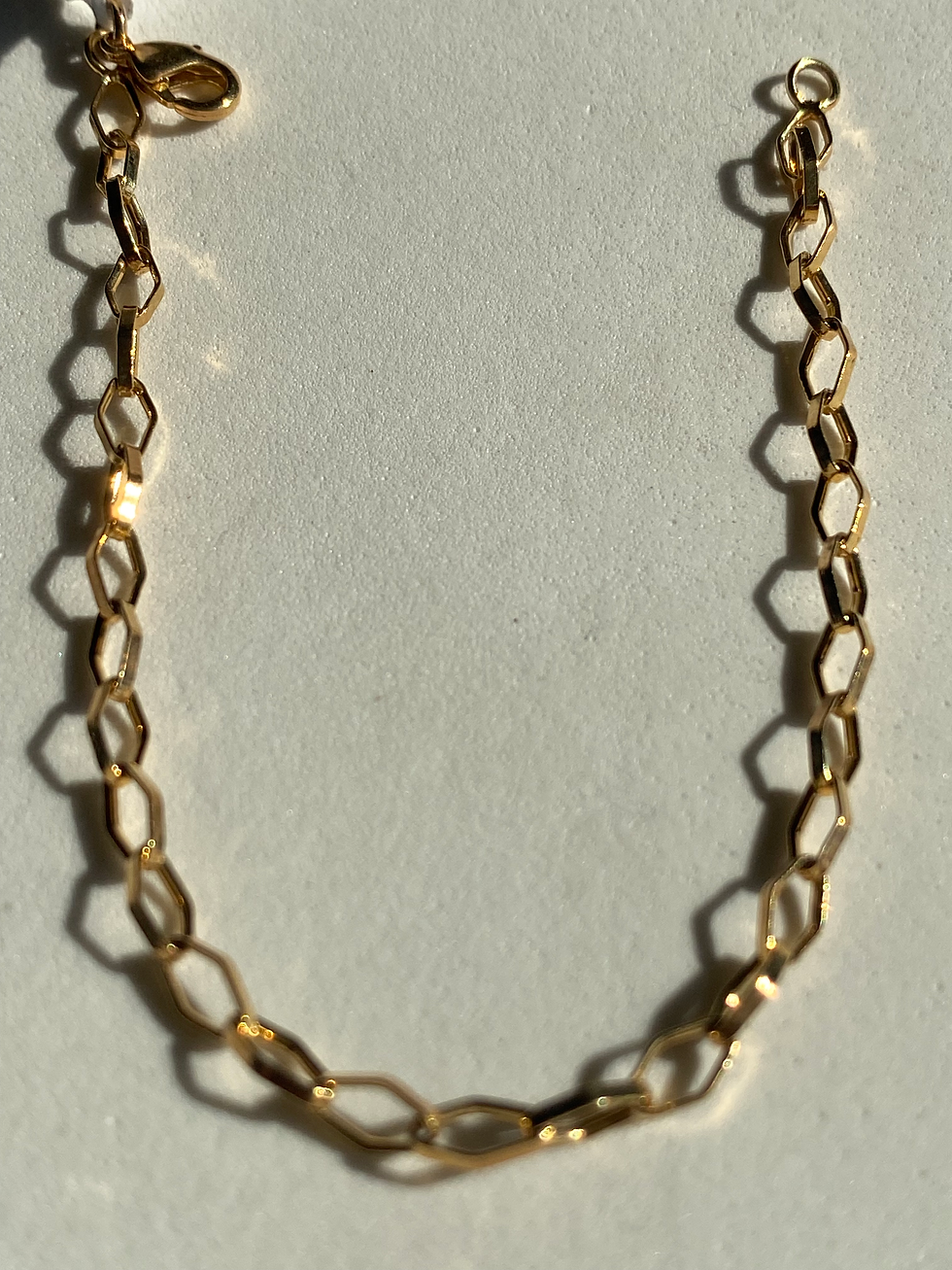 Miniatura: Pulseira com Design de Elo Portugues Banhado no Ouro 18k e Prata 925