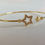 Miniatura: Bracelete com Encaixe de Estrela Cravejado no Ouro 18k