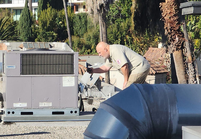 Heating and cooling inspection