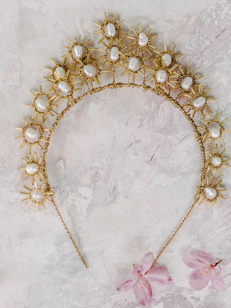 Thumbnail: ASTER | Star Flower Wedding Crown