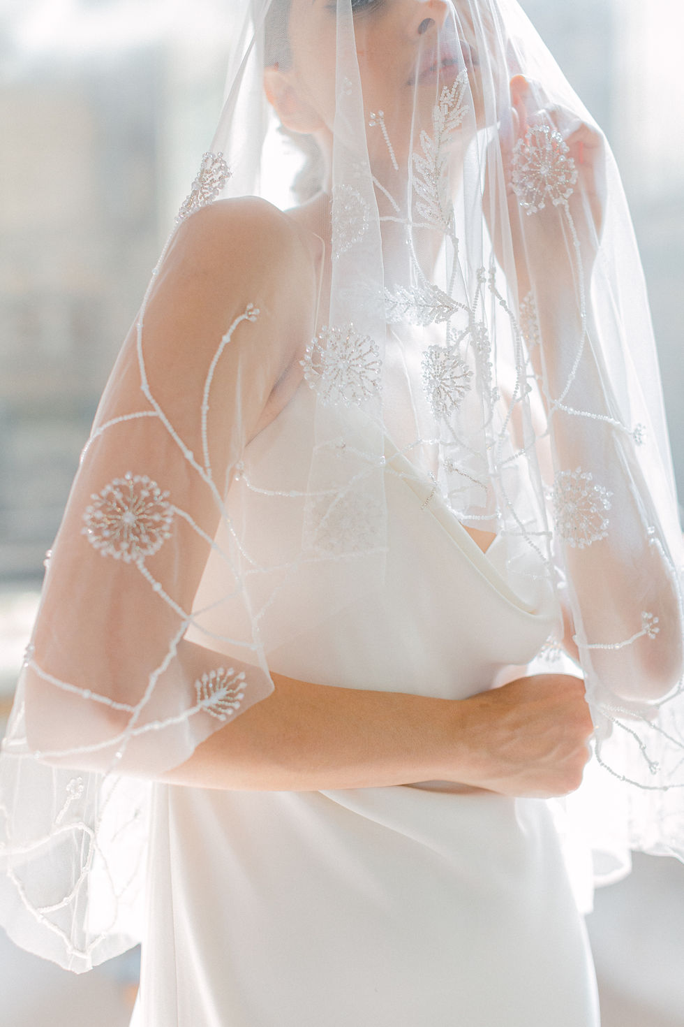 Thumbnail: NOCTURNE | Dandelion Wedding Veil
