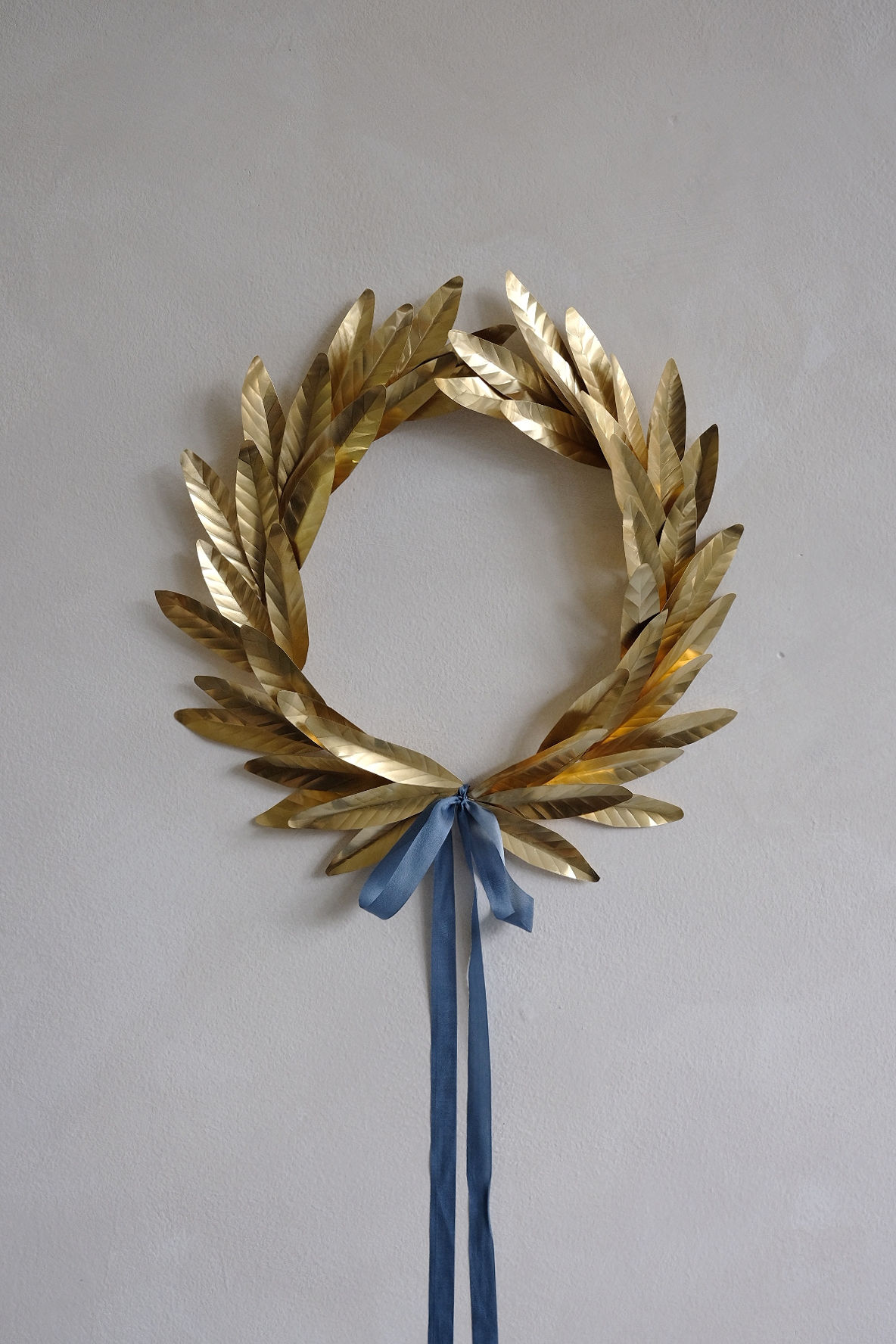 Brass Laurel Wreath