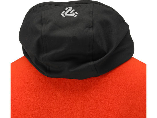 Thumbnail: YATO FLEECE JACKET W. HOOD SARNA RED M