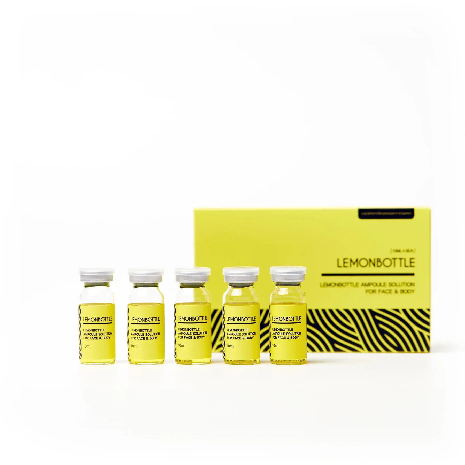 LEMON BOTTLE AMPOULE SOLUTION FOR FACE & BODY 5x10 ml
