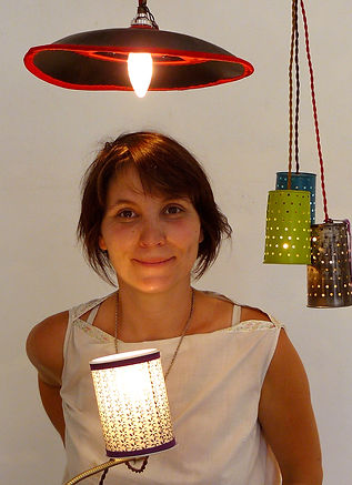 Alexandra Sauzet, lampologue, chez lucette, créatrice en saône et loire