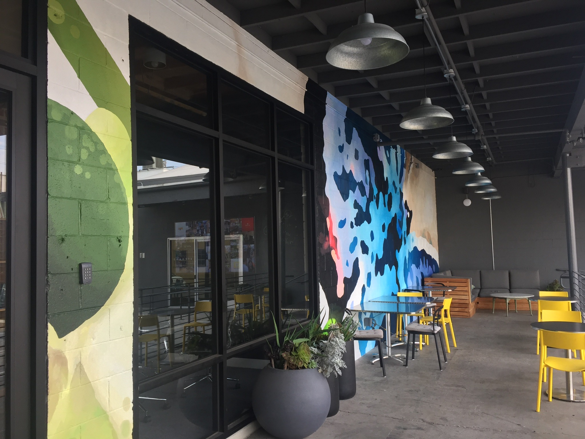 Mural - Bizhaus (patio area)