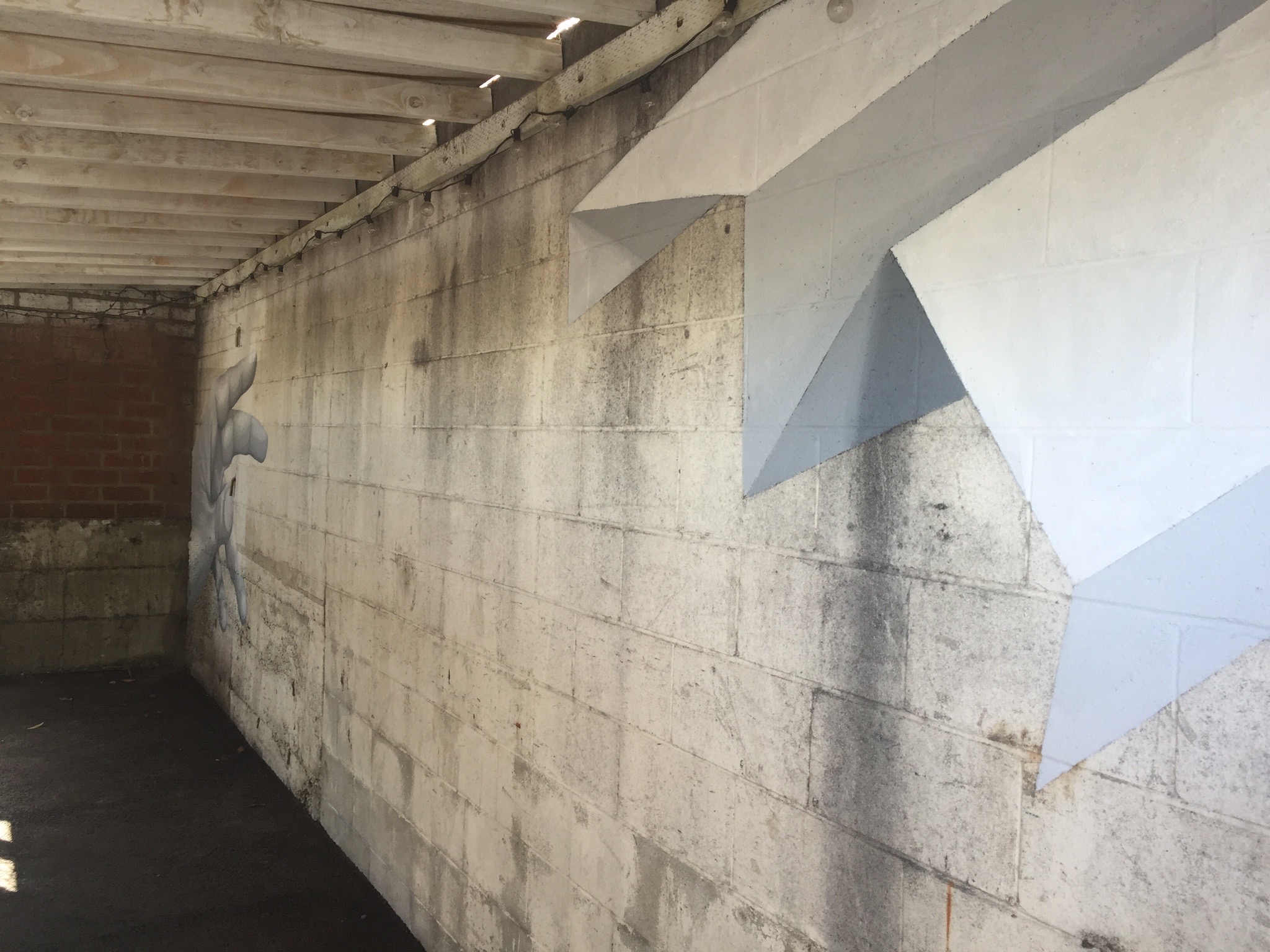 Mural - Bizhaus (parking lot wall)