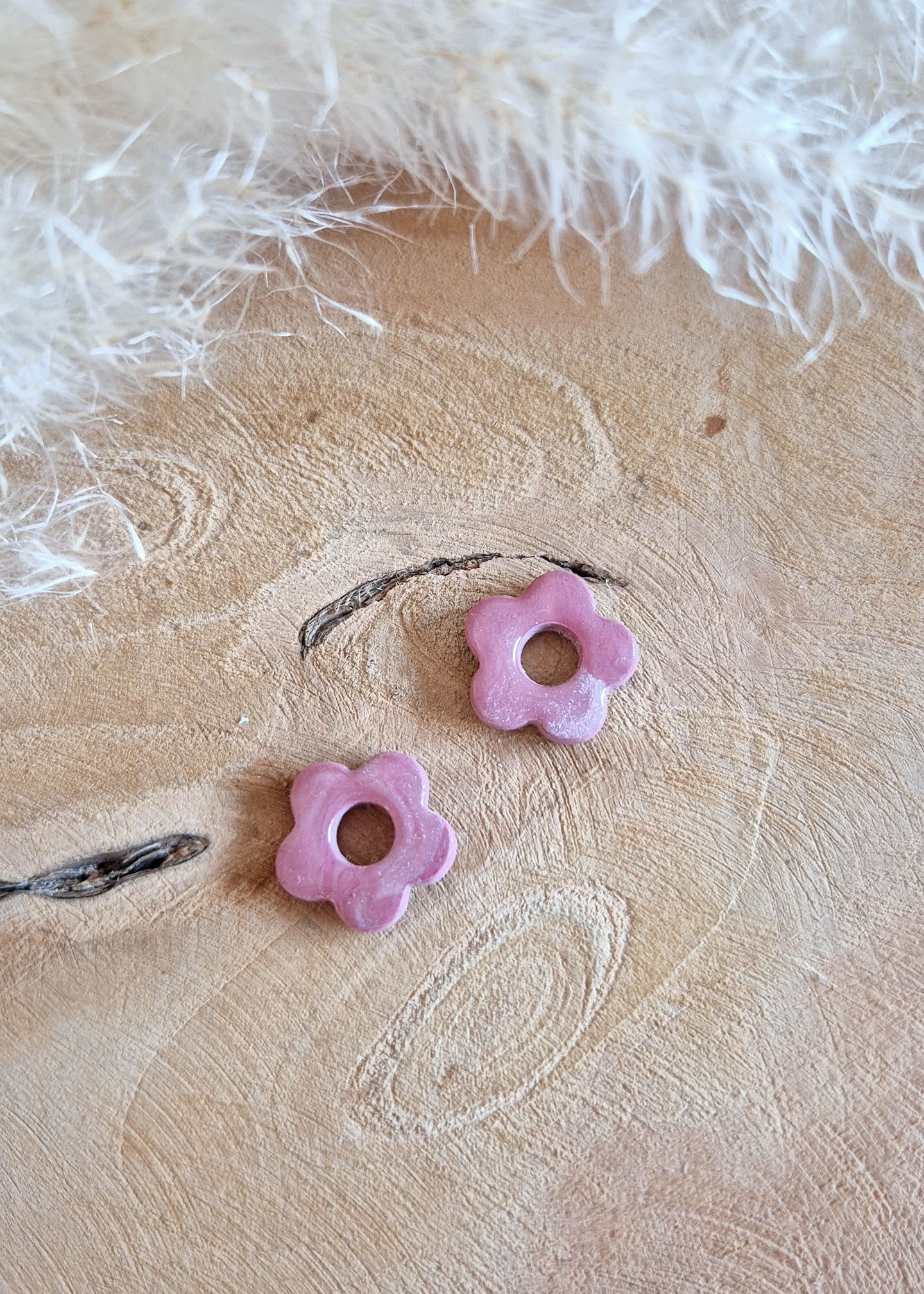 Duo de Pampilles rose