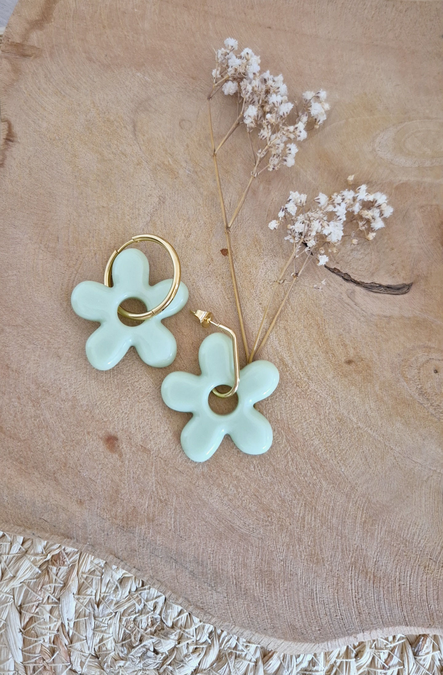 Duo de Pampilles menthe