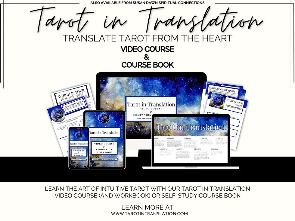 Thumbnail: Tarot in Translation Tarot Planner Bundle (DIGITAL/PRINTABLE FILE)