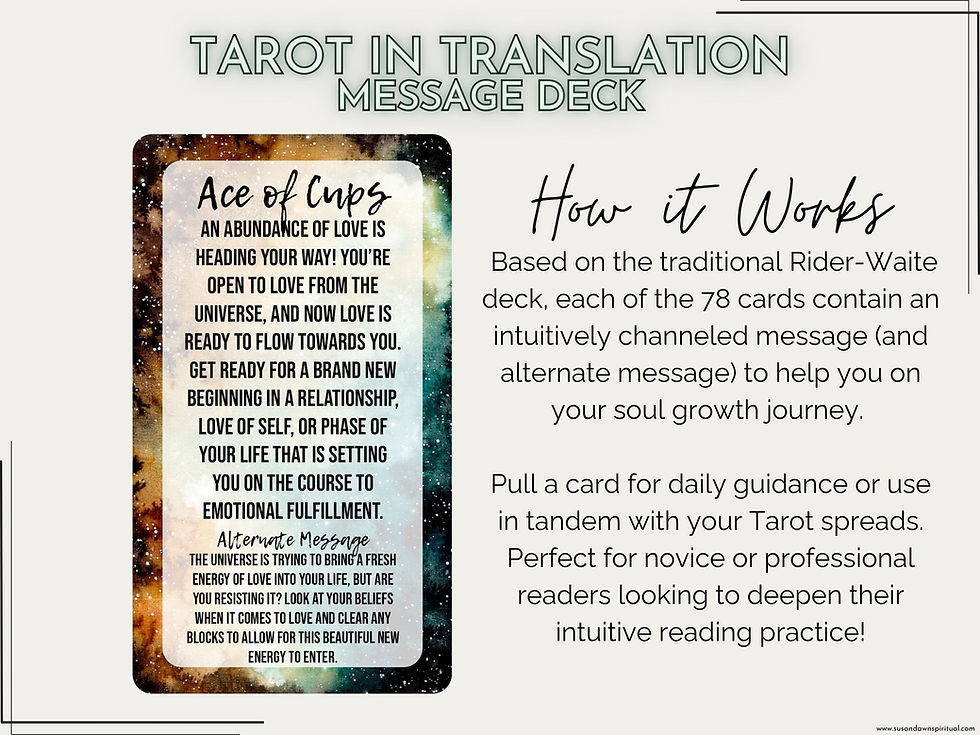 Thumbnail: Tarot in Translation Original Message Deck