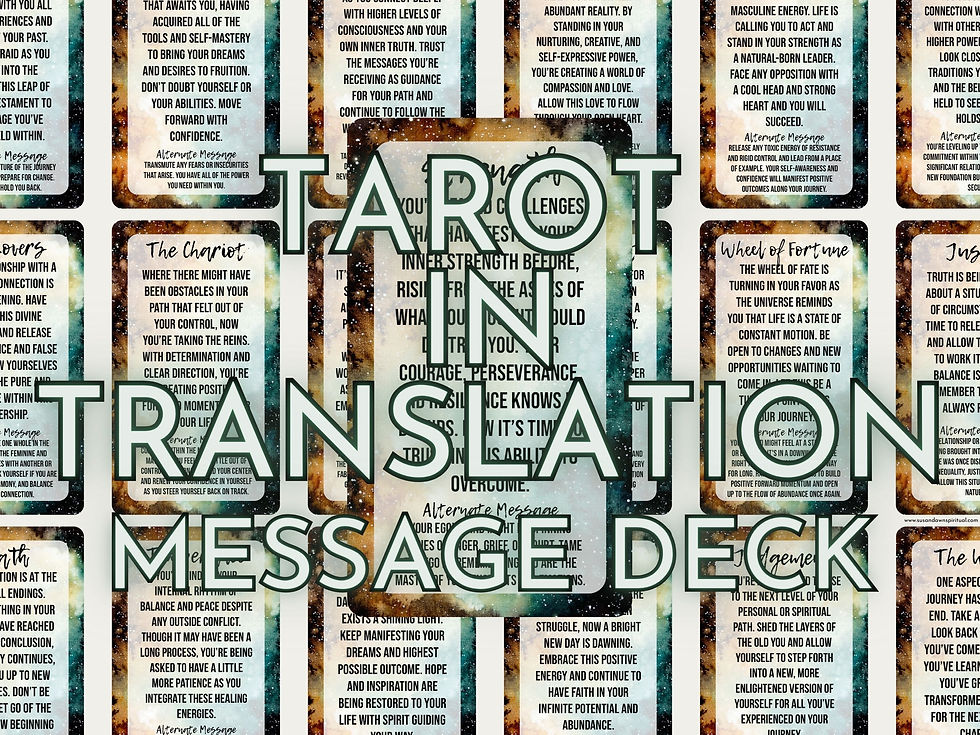 Thumbnail: Tarot in Translation Original Message Deck