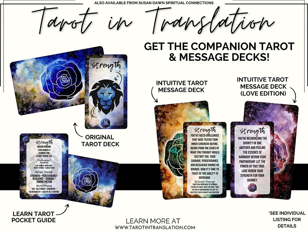Thumbnail: Tarot in Translation Tarot Planner Bundle (DIGITAL/PRINTABLE FILE)