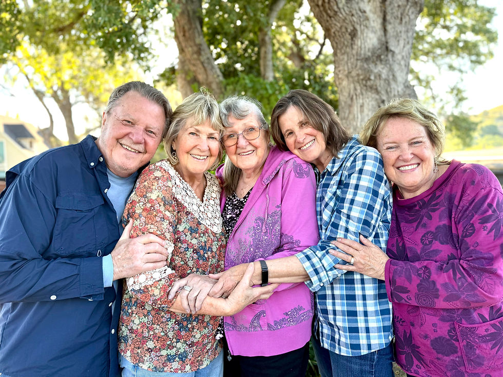 Lilly in the center with her siblings in CA!