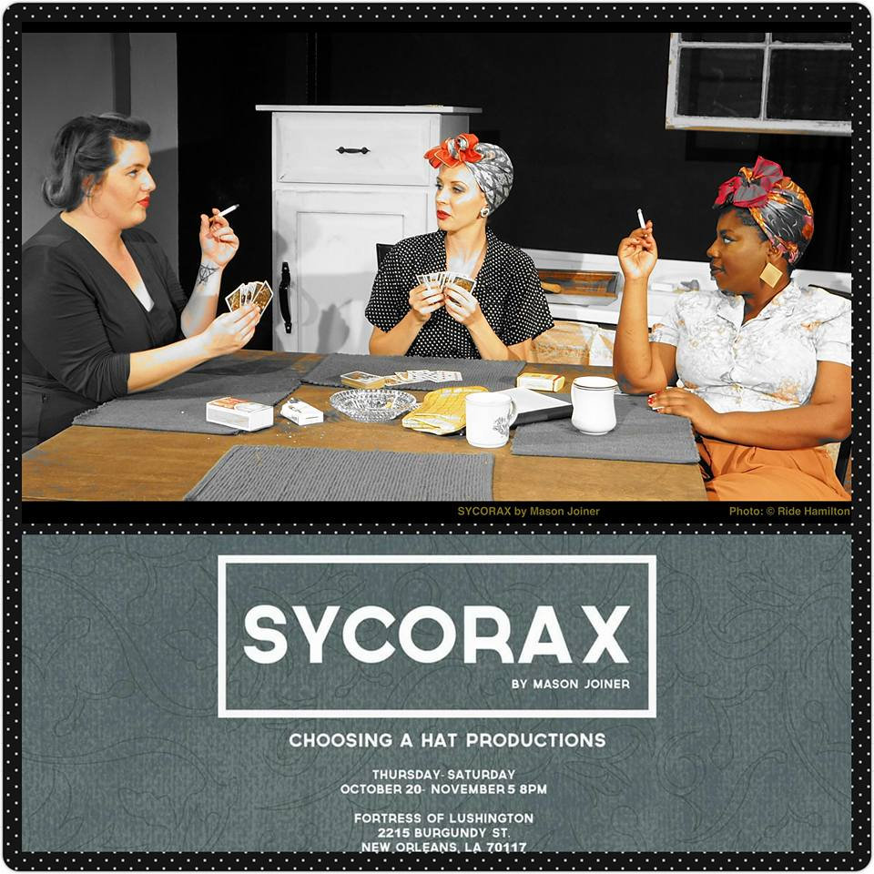 Sycorax by Mason Joiner production poster from Choosing a Hat Productions