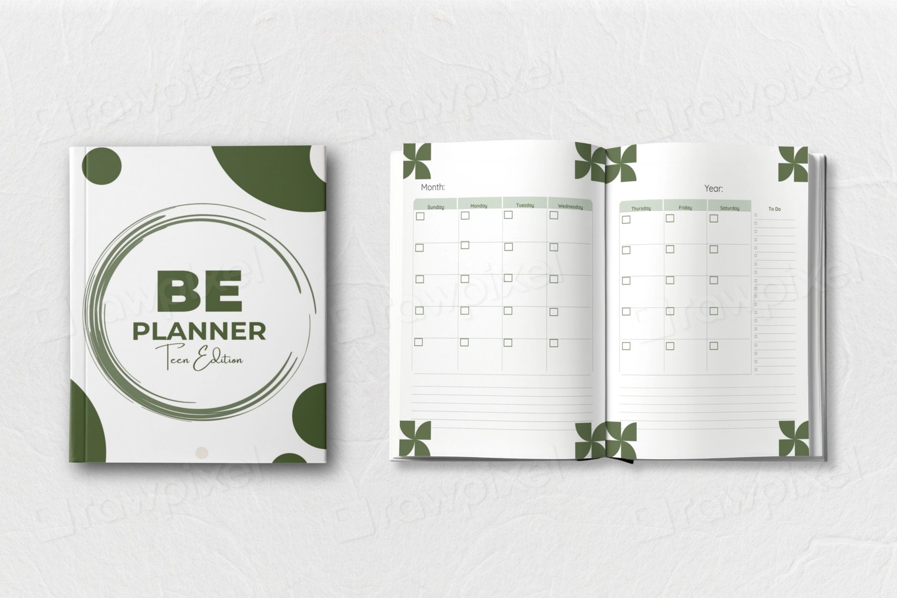 The BePlanner Teen Edition, cover and interior