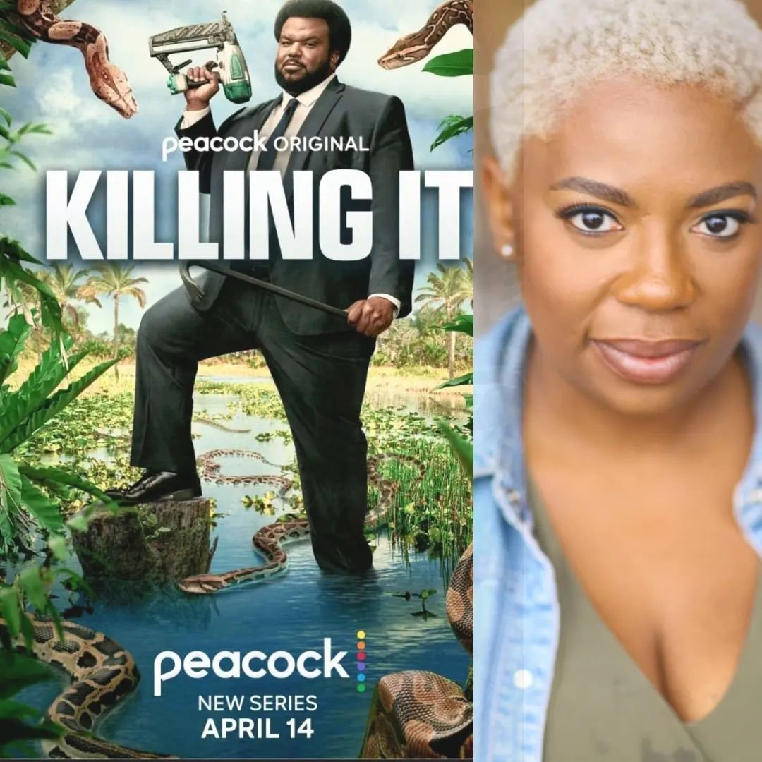 Killing It key art beside LaKesha Glover's headshot