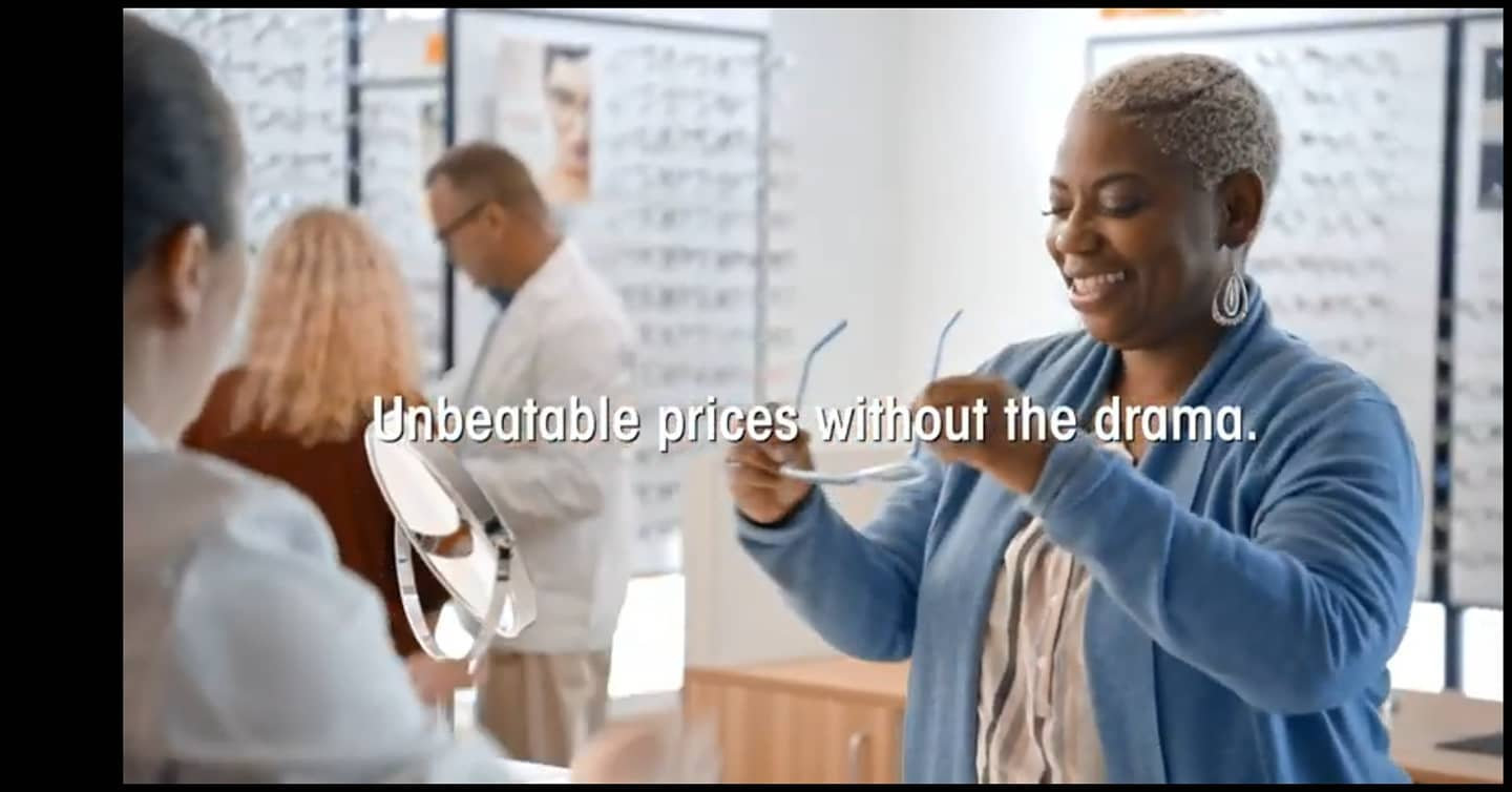 LaKesha Glover in a Stanton Optical commercial
