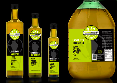 Olive oil labels