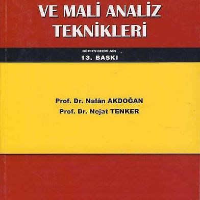 Finansal Tablolar ve Mali Analiz Teknikleri