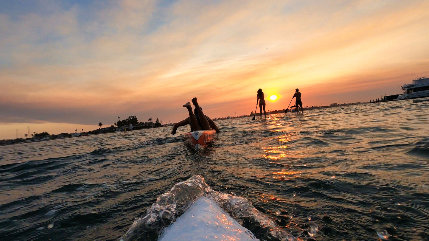 prone paddling 