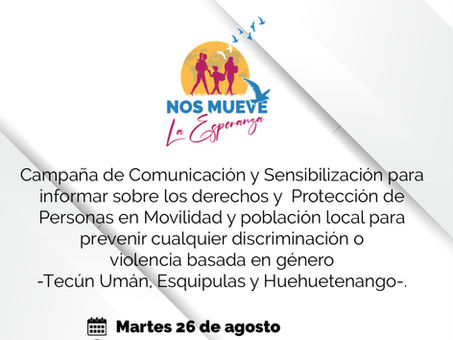 Lanzamiento de Campaña "Nos mueve la esperanza"