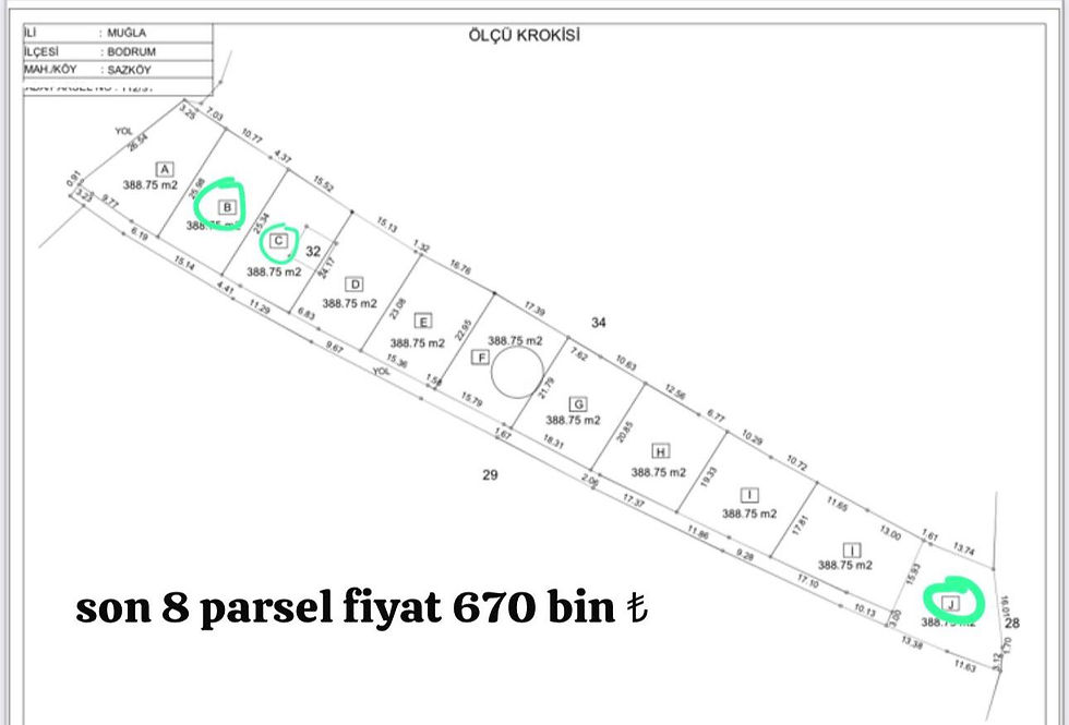 Küçük resim: Sazköy'de Yatırımlık Fırsat Parseller
