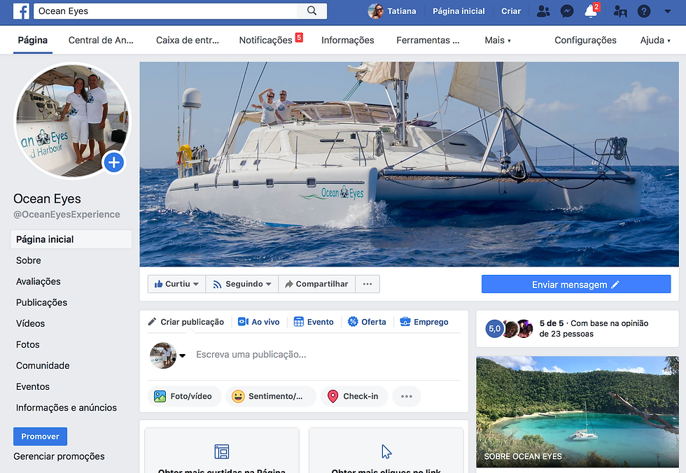 Fanpage Ocean Eyes Experience