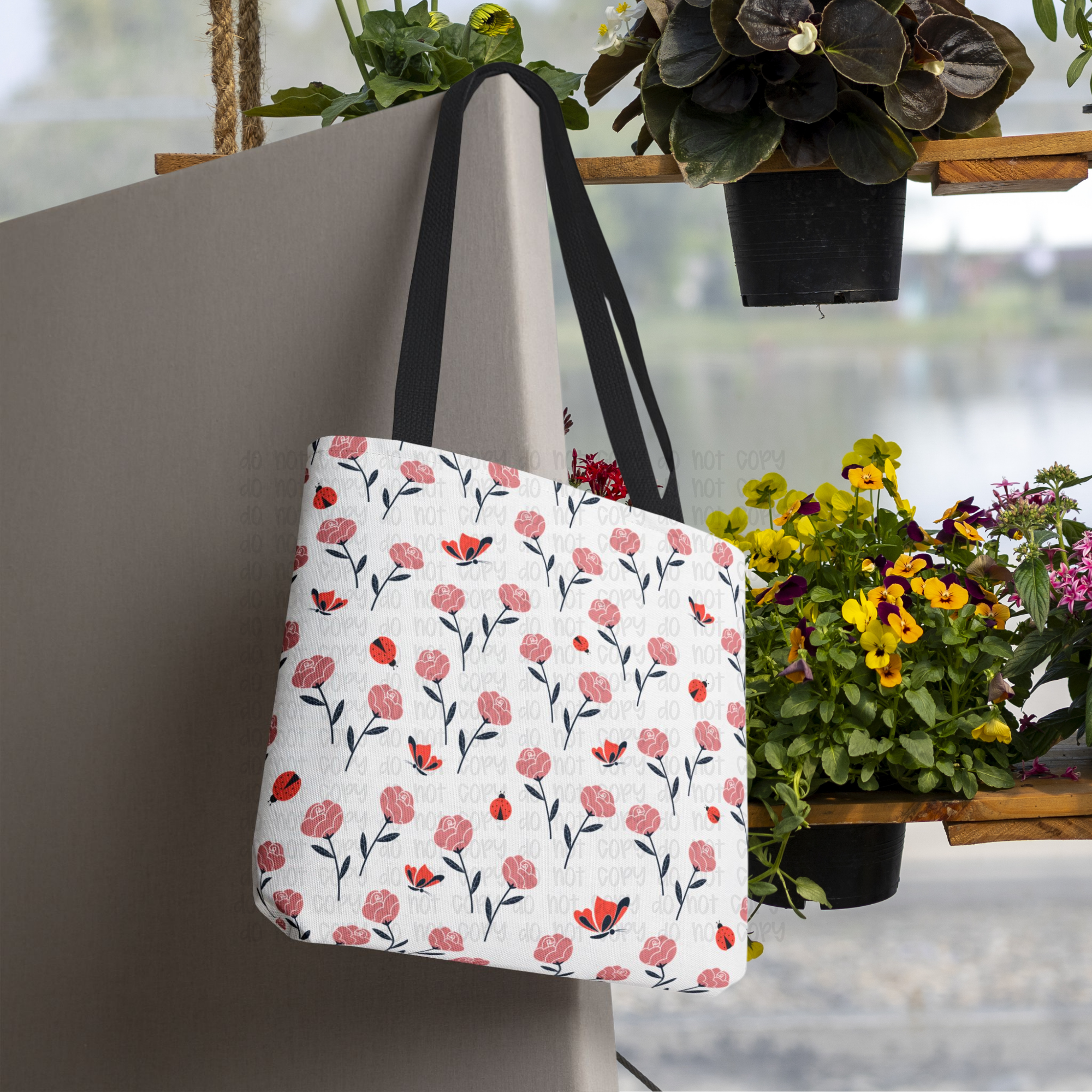 In the Garden Tote Bag 4 (16x16)
