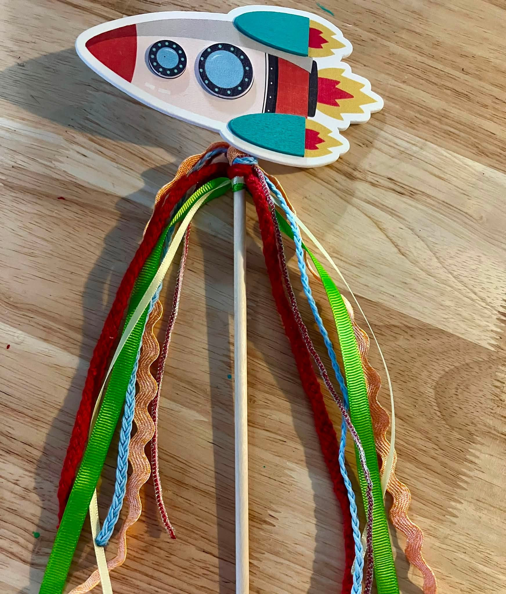 Rocket Ship Pretend Play Wand (Made to Order)